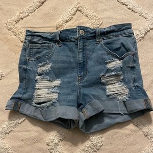 High Rise Midi Size 10 Denim Jeans